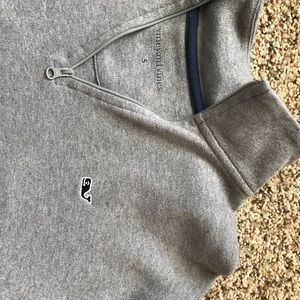 Small Grey Vineyard Vines Quarter Zip